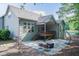 Charming backyard features a deck and a patio, perfect for outdoor living at 7660 Channery Way, Raleigh, NC 27616