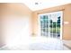 Bright dining area featuring a sliding glass door to the deck and tile flooring at 78 Cross Creek Ct, Timberlake, NC 27583