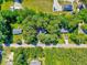 An aerial view shows the location and surrounding landscape of the property at 9220 Old Cascade Dr, Garner, NC 27529