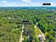 Aerial view showcases the home's location near the I-40 and I-550 interchange at 9220 Old Cascade Dr, Garner, NC 27529