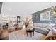 Inviting living room with hardwood floors, elegant decor, and an open floor plan for modern living at 94 Two Creeks, Chapel Hill, NC 27517