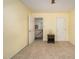 Bedroom with neutral walls, carpeting, a ceiling fan and a window at 9408 Bells Valley Dr, Raleigh, NC 27617