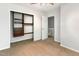 Bedroom with closet, neutral carpet, light walls, and an entry doorway at 105 Hiddenwood Ct, Garner, NC 27529