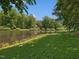 Scenic backyard view of lake with expansive lawn perfect for recreation and relaxation at 105 Highlands Lake Dr, Cary, NC 27518