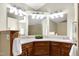 Bathroom with double sink vanity, good lighting and countertop space at 1416 Dunbar Ct, Cary, NC 27511
