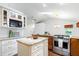 Kitchen featuring granite countertops, stainless steel appliances, and an island at 1416 Dunbar Ct, Cary, NC 27511