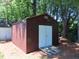 Exterior view of a shed in the backyard at 2000 Howson Rd, Raleigh, NC 27603