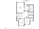 Detailed floorplan of the second floor with bedrooms, bathrooms, and laundry at 205 Hammond Wood Pl, Morrisville, NC 27560