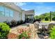 Great outdoor entertaining area with patio, screened porch and fenced yard at 2062 Montgomery Dr, Franklinton, NC 27525