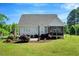 Charming backyard with a well-manicured lawn and mature trees at 2062 Montgomery Dr, Franklinton, NC 27525