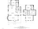 Detailed floorplan showcasing the layout of the bedrooms and bathrooms at 207 N Hopkins Ave, Spring Hope, NC 27882