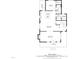 Main floor floorplan featuring kitchen, dining, living, and bedrooms at 207 N Hopkins Ave, Spring Hope, NC 27882