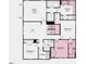 Second floor layout with owner's suite, bedrooms, bathrooms, laundry room, and a loft at 241 Tidal Pool Way, Cary, NC 27519