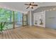 Cozy screened porch with outdoor views that offers seamless indoor-outdoor living at 2513 Myrtle Ln, Hillsborough, NC 27278