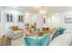 Beautiful living room with hardwood floors, stylish decor, and an abundance of natural light at 2515 W Club Blvd, Durham, NC 27705