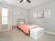 Charming bedroom with unique decorations, a cozy bed, and playful accents at 2605 Mcdougall Dr, Burlington, NC 27217