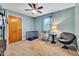 Comfortable bedroom with hardwood floors, closet space, and nice natural light at 2824 Blanche Dr, Burlington, NC 27215