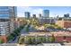 City view of the building exterior, showing surrounding buildings and street views at 320 W Martin St # 205, Raleigh, NC 27601