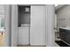 Convenient laundry area located near a bathroom at 320 W Martin St # 205, Raleigh, NC 27601