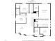 Layout of the second floor shows: three bedrooms, primary bedroom, laundry, loft and two walk-in closets at 386 The Parks Dr, Pittsboro, NC 27312