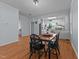 Open floor plan seamlessly connects the dining area to the kitchen at 404 W E St, Erwin, NC 28339