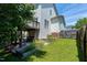 Back yard featuring a deck and small garden at 4725 Parr Vista Ct, Raleigh, NC 27612