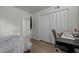 Well-lit bedroom features a spacious closet and is ideal for relaxation and creativity at 500 Umstead Dr # 103C, Chapel Hill, NC 27516