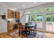 Charming breakfast nook with large windows and built-in cabinetry at 74002 Harvey, Chapel Hill, NC 27517