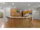 Spacious kitchen featuring a breakfast bar, ample counter space, and modern appliances at 74002 Harvey, Chapel Hill, NC 27517