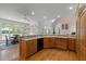 Kitchen area with natural light, wooden cabinetry, and an open layout at 74002 Harvey, Chapel Hill, NC 27517