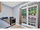 Laundry room with window view, new washer and dryer, and countertop at 104 Windorah Place Pl, Chapel Hill, NC 27517