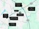Map showcasing the property's convenient location near shopping and dining at 106 Bluefield Rd, Chapel Hill, NC 27517