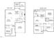 Detailed floor plan showcasing the layout of both the first and second floors of the home at 108 Valley View Dr, Chapel Hill, NC 27516