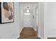 Bright entryway showcasing hardwood floors, recessed lighting and neutral wall paint at 108 Valley View Dr, Chapel Hill, NC 27516