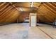 Spacious unfinished attic offering ample storage and potential for customization at 1093 N Lakeside Dr, Smithfield, NC 27577