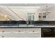 Kitchen with granite countertops and stainless steel sink and faucet at 1093 N Lakeside Dr, Smithfield, NC 27577