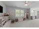 Spacious bedroom with plenty of room for play and natural light from windows at 120 Harmony Hill Ln, Cary, NC 27513