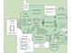 Floor plan showcasing a home's layout, including the kitchen, living room, owner's suite and garage at 12317 Richmond Run Dr, Raleigh, NC 27614