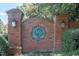 Elegant brick sign marking the entrance to the Wakefield Plantation community exudes Southern charm at 12317 Richmond Run Dr, Raleigh, NC 27614
