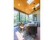 Inviting screened-in porch with comfortable seating and views of the surrounding lush landscape at 12317 Richmond Run Dr, Raleigh, NC 27614