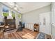 Bright bonus room with hardwood floors, skylights, ceiling fan and lots of windows at 1315 Brigham Rd, Chapel Hill, NC 27517