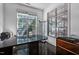 Spacious office features a large window, polished desk, and hardwood flooring at 140 Sunstone Dr, Cary, NC 27519