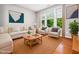 Cozy living room with a plush sofa, bright windows, and stylish decor for a comfortable space at 1719 Willowcrest Rd, Durham, NC 27703