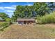Lush backyard with mature trees, showcasing a large area for outdoor activities and relaxation at 2010 Summerdale Dr, Raleigh, NC 27604