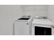 Modern laundry room with large capacity washer and dryer for convenient laundry tasks at 2037 Summer Shire Way, Raleigh, NC 27604