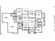 Detailed floor plan showcasing layout with multiple bedrooms, kitchen, and garage at 33 Versailles Ln, Pittsboro, NC 27312