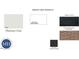 Exterior color scheme featuring platinum gray siding, snow white trim, and bessemer gray brick at 360 Chesapeak Commons St # 134, Garner, NC 27529