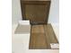 Wood and tile flooring samples, backsplash, and Sinclair burlap cabinet door at 364 Chesapeak Commons St # 133, Garner, NC 27529