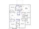Detailed second-floor plan featuring primary bedroom, three additional bedrooms, a loft, and three bathrooms at 40 Accord Dr, Youngsville, NC 27596