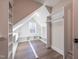 Walk-in closet featuring natural light, ample storage space and built-in shelving at 4009 Yates Mill Pond Rd, Raleigh, NC 27606